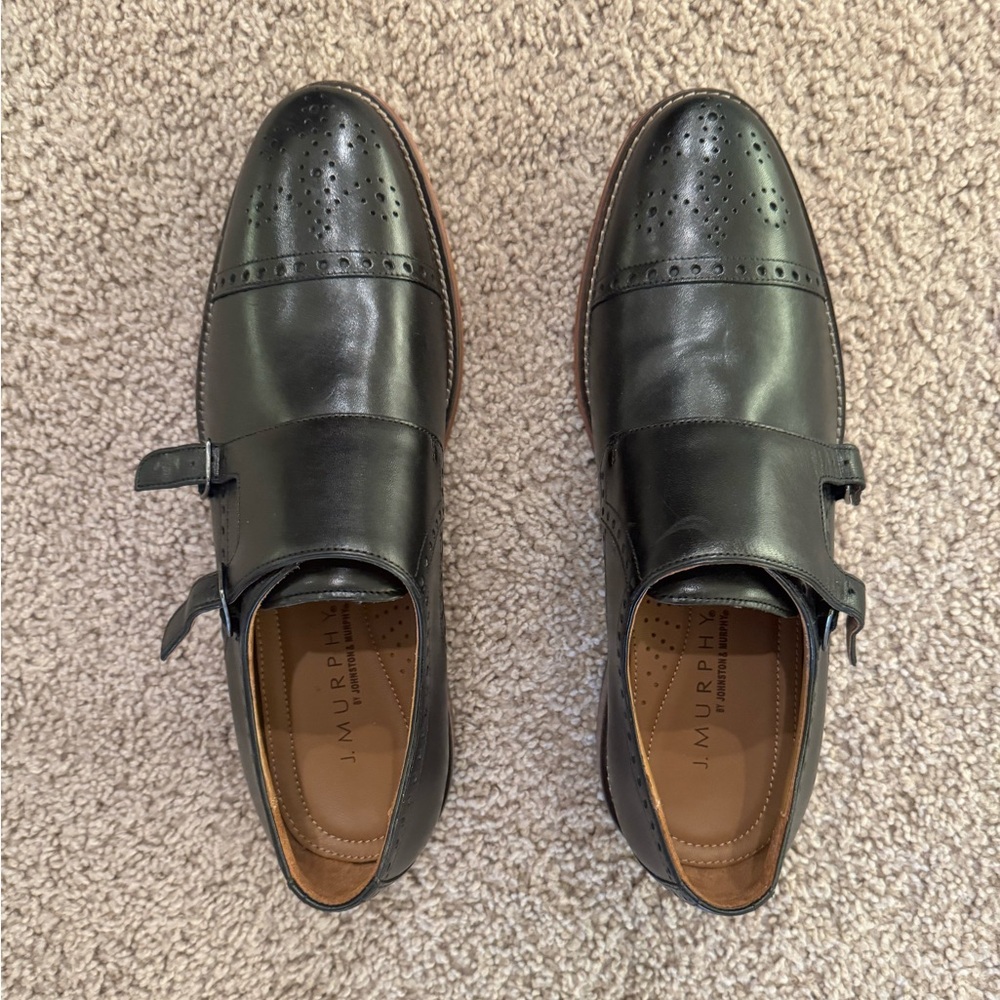 Black Leather Men's Shoes
